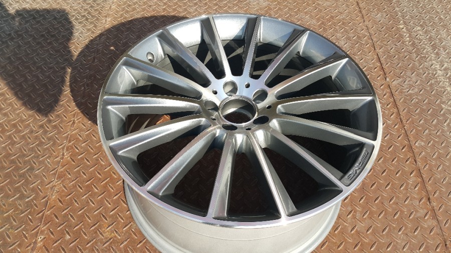 벤츠 S350d 순정20인치 다이아몬드커팅 복원작업 입니다 / 청주시 서원구