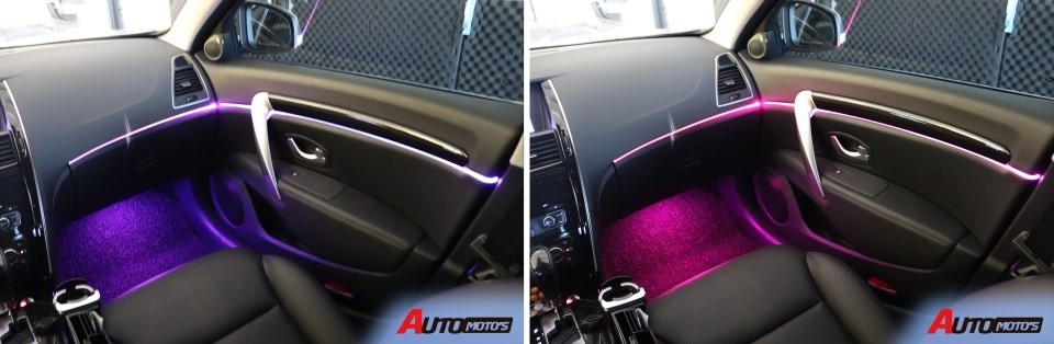 SM7 엠비언트무드등 작업으로 무드 있게 운전해요~~ / 서울 중랑구