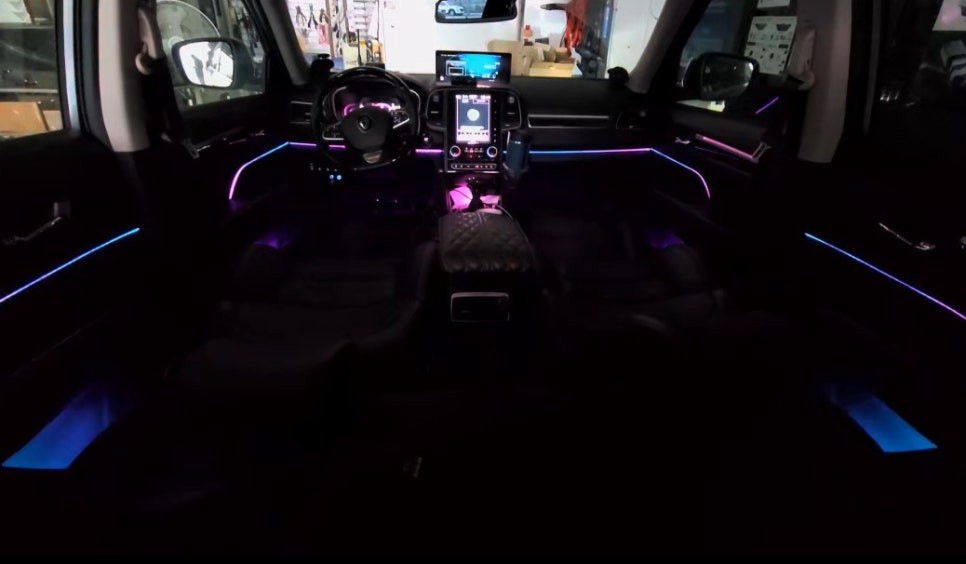 QM6 코더스엠비언트 작업했습니다 ~!!내마음대로 커스터마이징이 가능한 엠비언트의 신세계 !! 보시죠 ^^ / 서울 중랑구