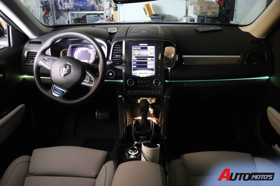 ★서울자동차튜닝★QM6 엠비언트 무드등[운전석+조수석대쉬보드/풋등2열]실내분위굿![아우토모토스] / 서울 중랑구