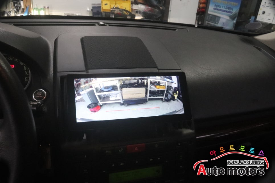 랜드로버 아크로폴리스티박스티박스 (T-Box) + 기존모토로이드M10 에 연동하여 설치 [ 휴대없없이 !!안드로이드시스템을 편하게]