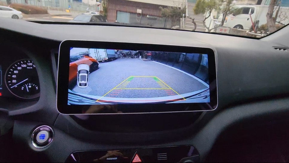 올뉴투싼 안드로이드 올인원 & 순정 룸미러하이패스 장착 후기 / 서울 중랑구