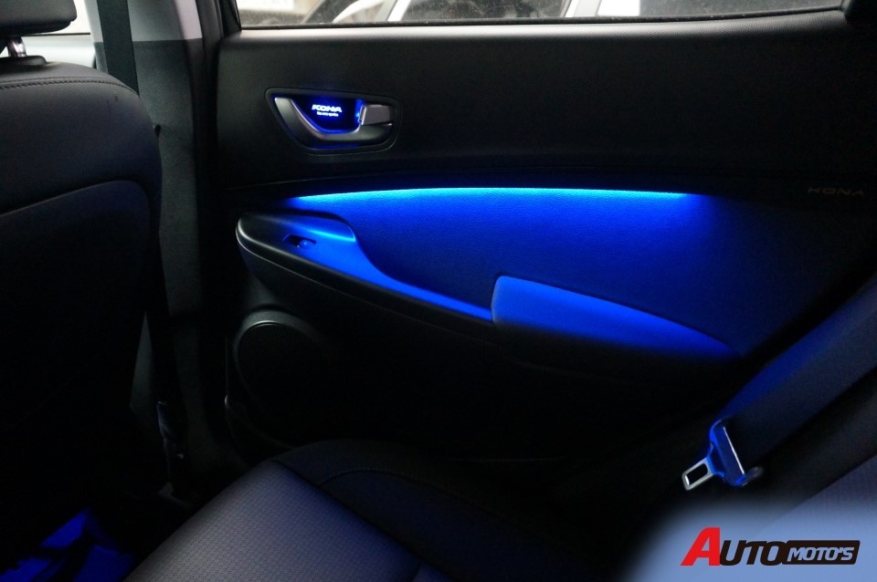 코나 엠비언트 무드등 튜닝 ! 코나 마크가 돋보이네요~ / 서울 중랑구