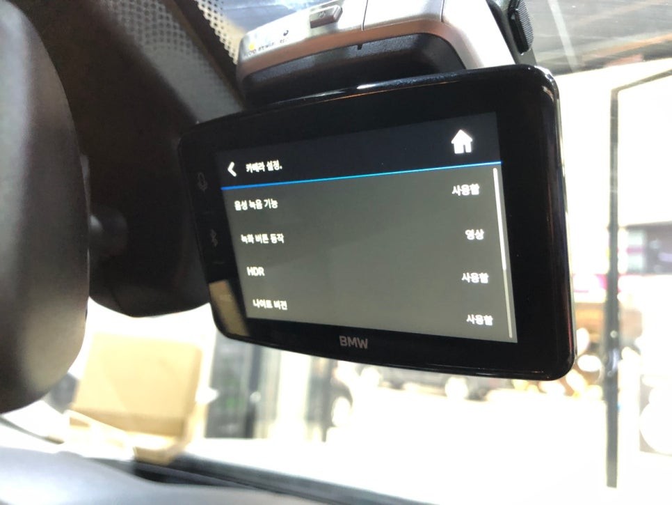 남동구 블랙박스 BMW F10 순정 ACE 3.0 설치