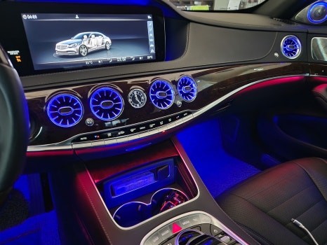 전주 익산 군산 벤츠 S클래스 송풍구,부메스터 엠비언트 시공, 송풍구 엠비언트 맛집 더제이 / 전주시 완산구 평화동