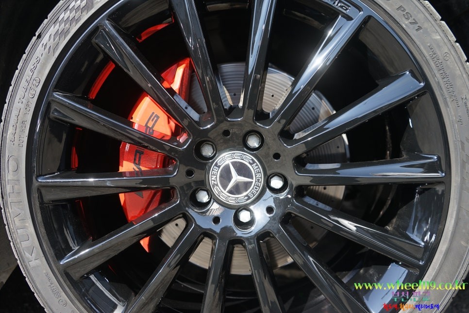 벤츠 휠도색 잘못된 수리 방법 박리후 재도색 휠119 / 서울 강남