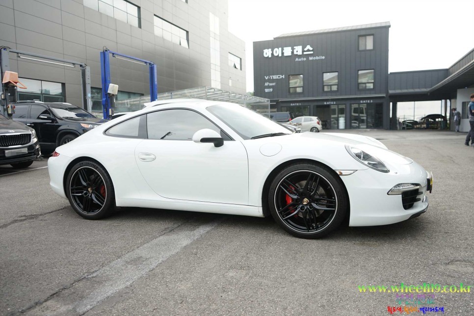 포르쉐 911 카레라 휠도색 라인투톤 휠119 / 강남 송파 서초 판교 분당