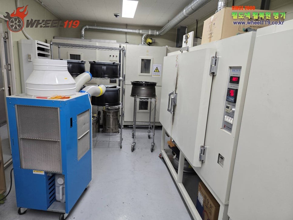 포르쉐 타이칸 잘못된 휠 복원 박리후 새로 휠도색 / 서울 강남