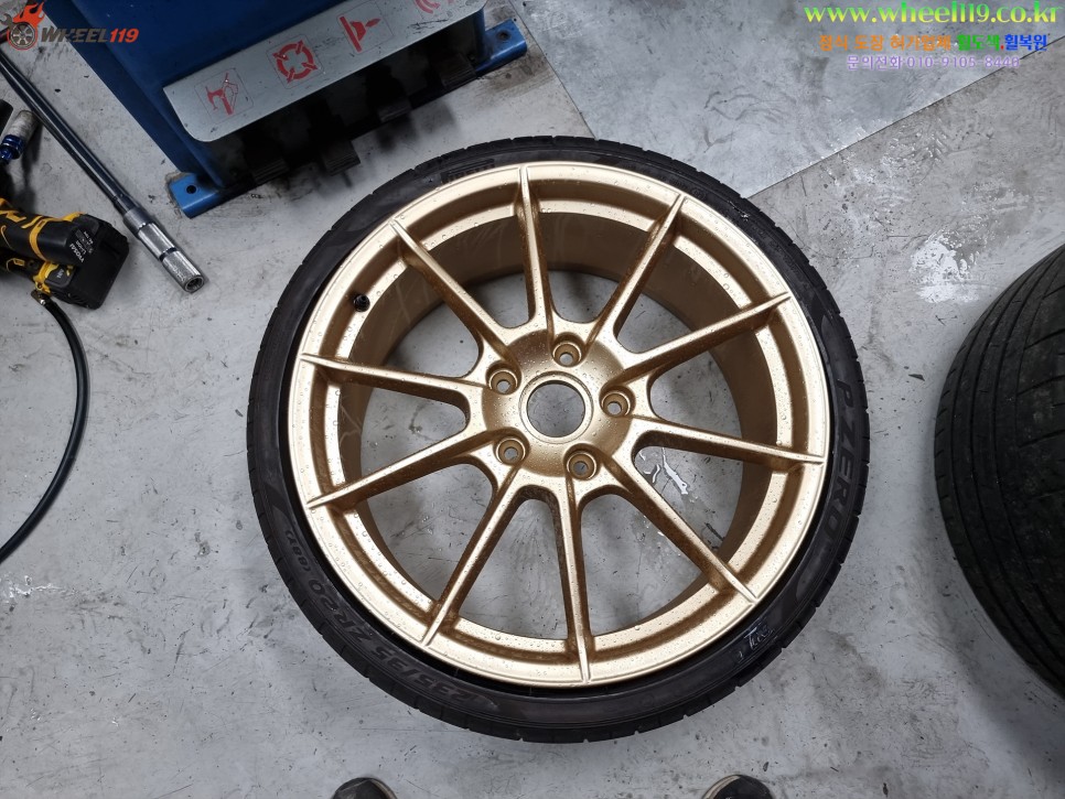 포르쉐 718박스터 휠도색 동작구 휠복원(휠수리) / 포르쉐 / 718 박스터 / 강남 송파 서초