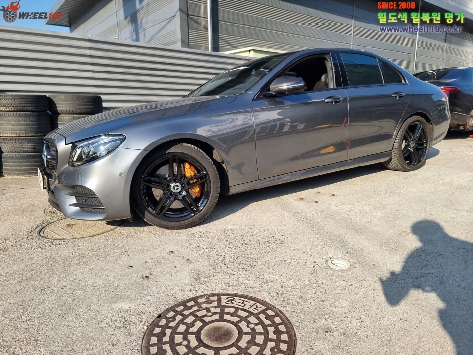 벤츠 E300 잘못된 휠 복원 재작업
