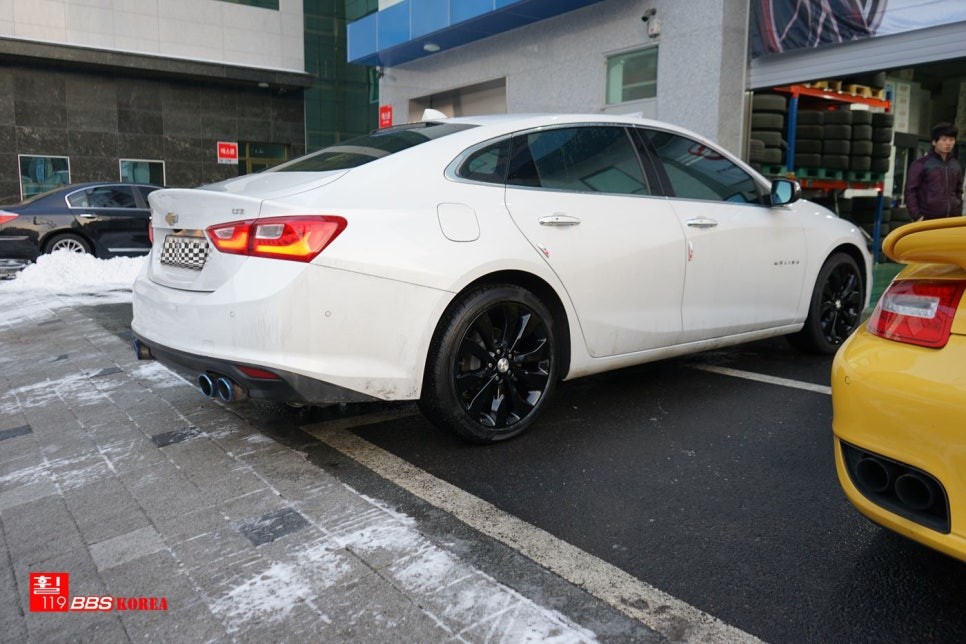 올뉴말리부 19인치휠 검정유광 휠도색 휠119 / 서울 강남