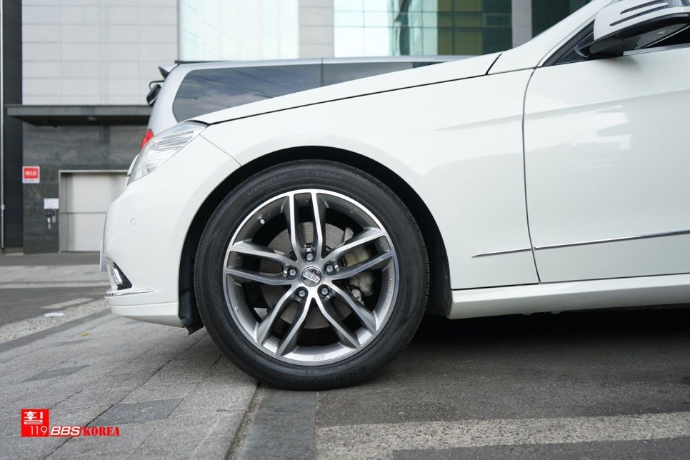 벤츠E300 BBS휠 sx 실버색상 장착 휠119 / 서울 강남