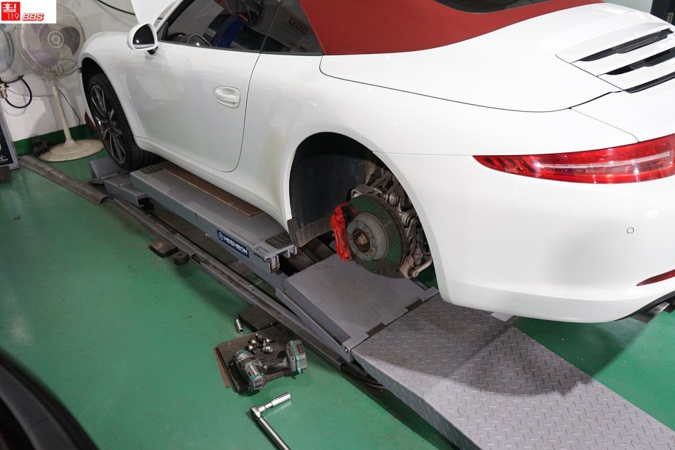 포르쉐휠 카레라 다이아컷팅 휠수리 휠119 / 서울 강남