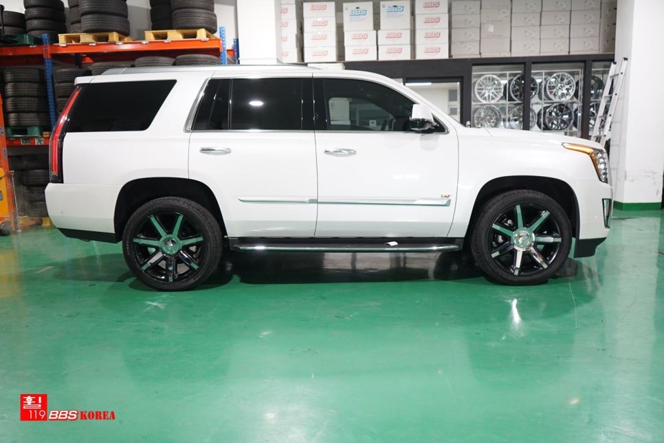 캐딜락 에스컬레이드 22인치휠 다이아컷팅 휠도색 휠119 / 서울 강남