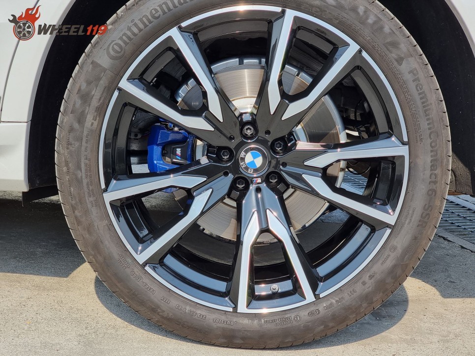 안산 휠복원 BMW X7 22인치 다이아컷팅 휠복원 / 강남 송파 서초 판교 분당