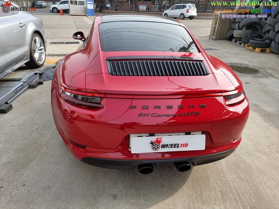 자동차 휠복원 포르쉐 911 카레라 GTS 휠도색 / 강남 송파 서초 판교 분당