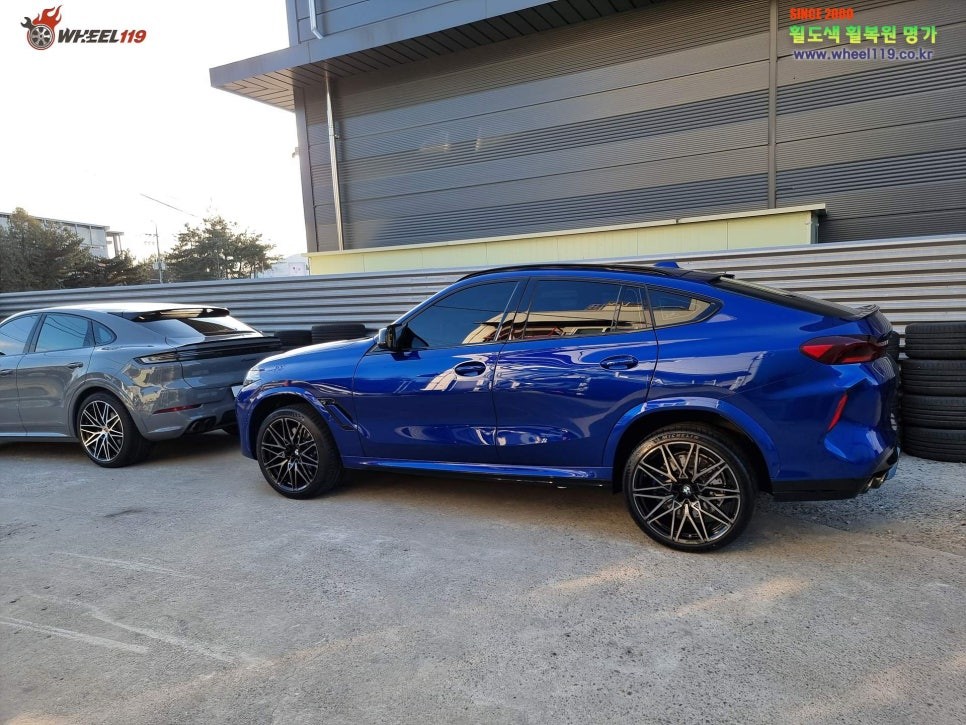 BMW X6 휠 복원 다이아컷팅 전문 휠119 / 서울 강남