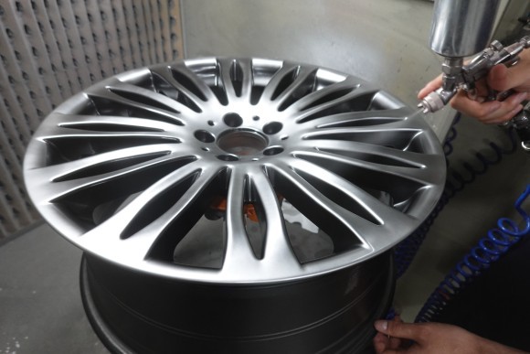 벤츠휠복원 휠스미스 벤츠 S클래스 순정 실버 휠 복원 작업 후기! / 남양주, 구리, 의정부, 서울 노원