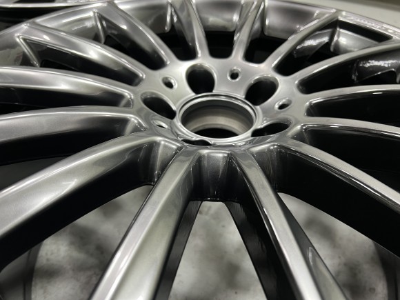 [벤츠 cls 350 휠 복원 및 휠 도색 전문 업체 휠스미스] 벤츠 cls 350 마차휠 고스트 크롬 휠 도색 및 휠 복원 작업 후기 / 남양주, 구리, 의정부, 서울 노원