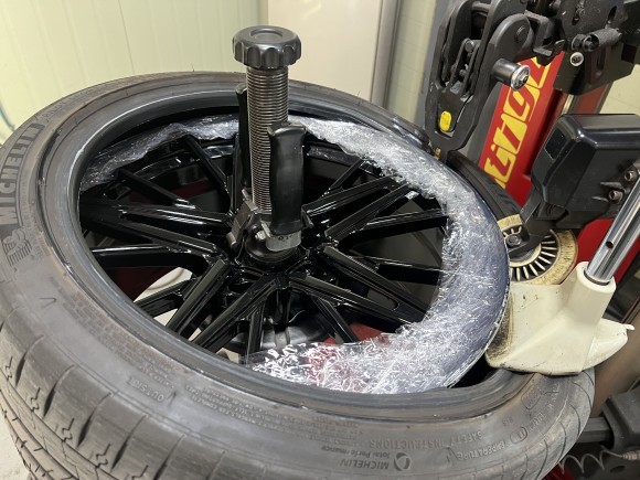 쉐보레 콜벳 c8 블랙 유광 휠 도색 작업 후기 / 남양주, 구리, 의정부, 서울 노원