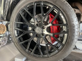 벤츠 G63 지바겐 블랙 유광 휠도색 및 휠복원
