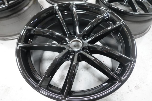 성동구휠도색 휠스미스 BMW 5시리즈 블랙 유광 휠 도색 시공 후기! / 남양주, 구리, 의정부, 서울 노원