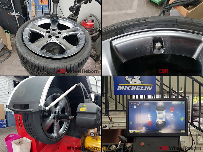 제네시스 G80 순정 20인치 휠교체 작업후기!! / 하남시 감북동