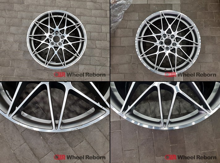 BMW M3 순정 20인치 666m 다이아커팅 분체도장 휠복원!!