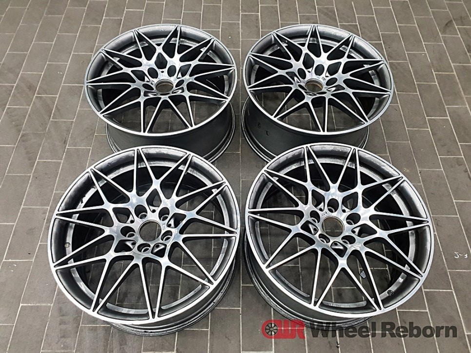 경기남부 / BMW M3 순정20인치 666M 블랙유광 분체도장 휠도색 작업후기!! / 하남시 감북동 / 하남.광주