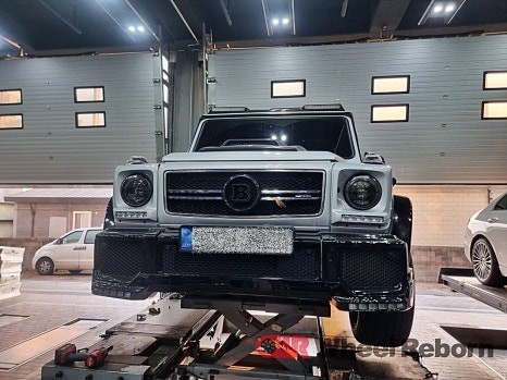 벤츠 지바겐 G63 AMG  유압식 굴절 휠수리 작업후기!! / 하남시 감북동
