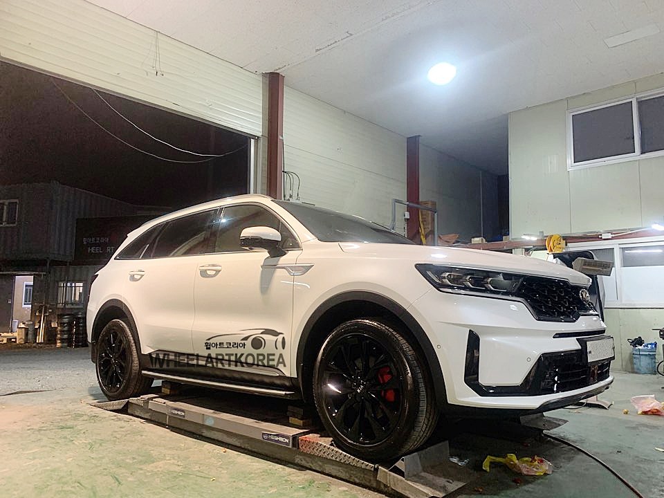 [포천 휠도색] 기아(KIA) 쏘렌토 20인치 휠/캘리퍼도색 작업 [의정부  포천 양주] / 포천시 소흘읍