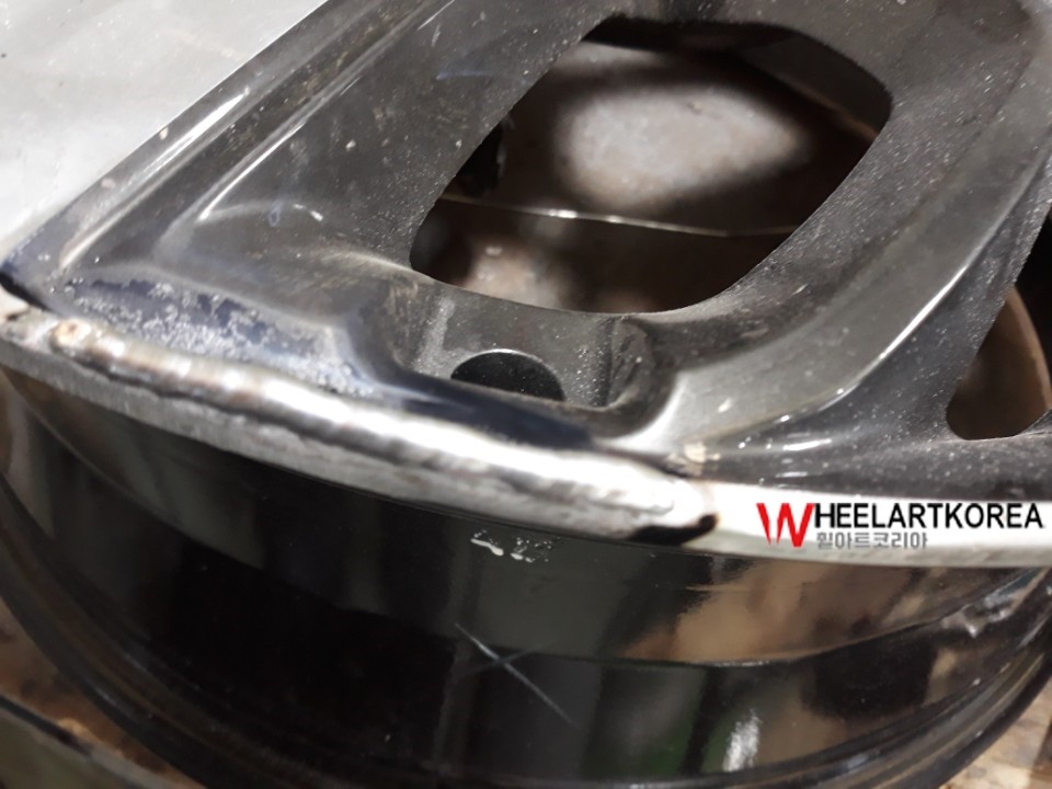 의정부 휠 아트코리아-  2017 투싼ix 애쉬 블루 휠수리,휠도색 :) / 포천시 소흘읍