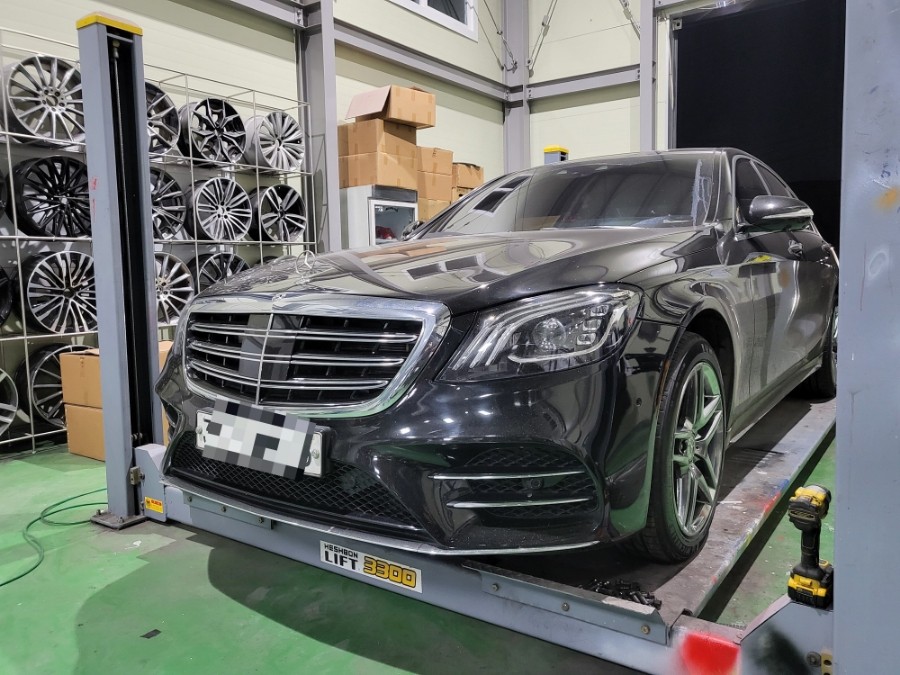 [Mercedes-benz S class/벤츠 S클래스 19인치 휠 복원 및 휠 도색 작업] 동탄 휠복원/오산 휠복원/수원