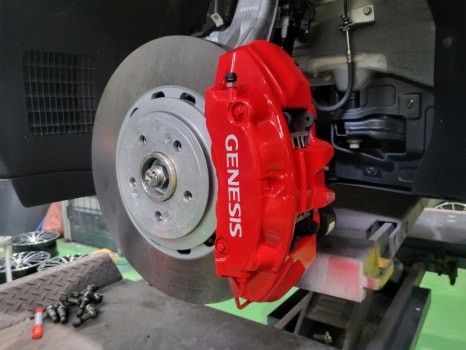 [제네시스 GV80 쿠페 20인치 휠 도색 및 캘리퍼 도색 작업] 동탄 휠복원/오산 휠복원/수원 / 동탄, 오산, 수원, 용인, 화성, 평택