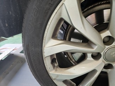 ★울산 휠랜드 ▶아우디 A6 휠 복원 작업 / 울산 울주