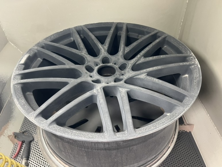 [벤츠 G63 AMG 지바겐 22인치 브라부스휠 오렌지 반무광 휠도색 경기광주 휠사무소] 휠복원 휠수리 용인 분당 성남 하남 수원 / 광주. 성남, 용인, 수원
