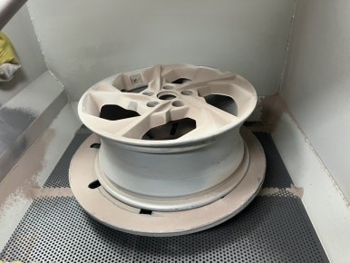 [현대 투싼NX4 17인치 순정휠 실버 휠복원 경기광주 휠복원 휠도색 휠교환 타이어] 분당 성남 용인 하남 수원 / 경기광주 문형동