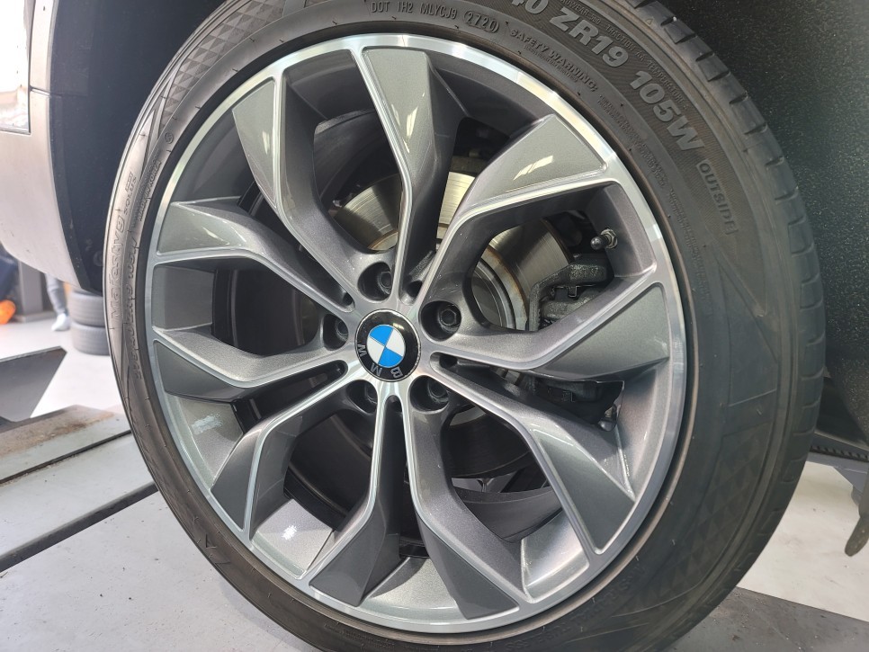 안산휠복원 BMW X3 19인치 커팅 작업 / 화성시 팔탄면