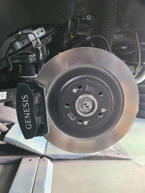 울산 제네시스GV70 캘리퍼도색 휠수리 복원 도색 / 울산 북구, 경남