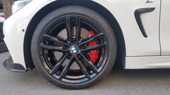 bmw m4 컨버터블 순정휠복원 블랙유광도색(수원휠도색/ 수원휠수리/ 수원휠복원) / 수원 탑동