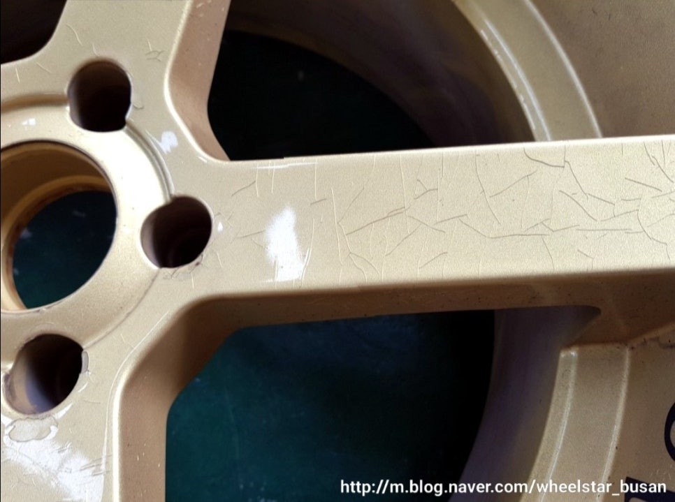 [부산 휠복원][부산 휠도색]기아 K7 19인치 화이트 휠복원 시공 휠수리 휠도색비용 _wheelstar / 부산 사상 학장동