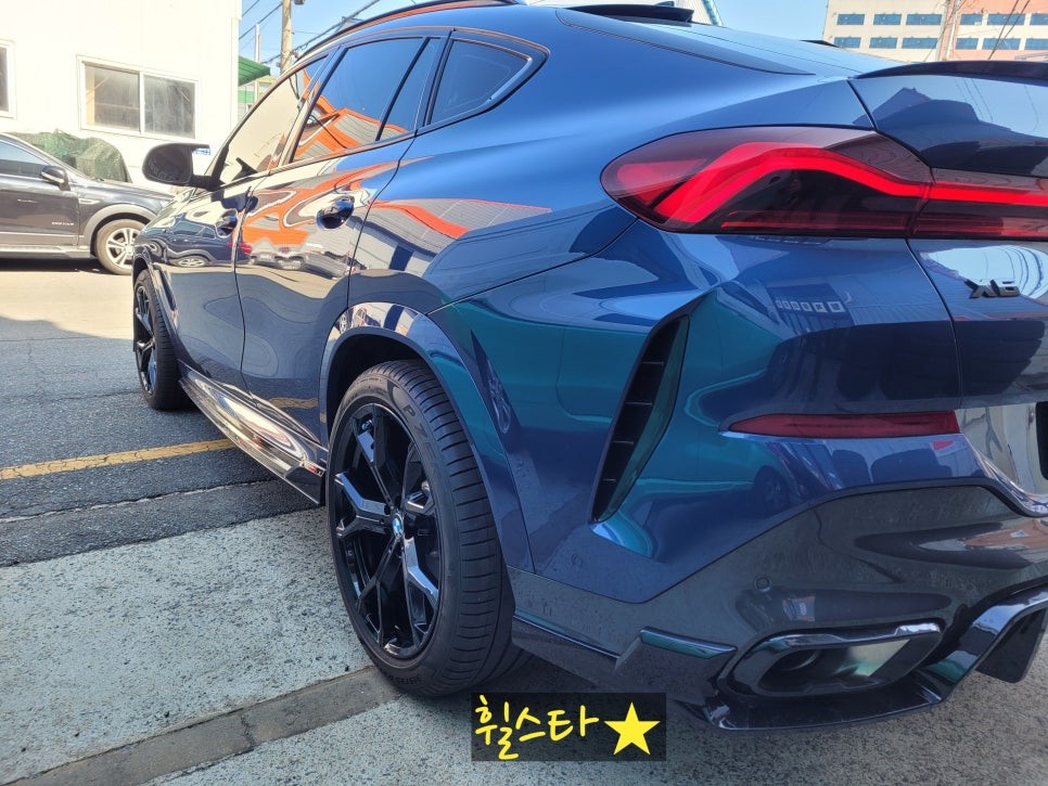 [블랙하이그로시][부산 휠복원][부산 휠수리]BMW X6 G06 21인치 741M 블랙하이그로시 시공[부산휠수리 부산휠복원 부산휠도색비용]_wheelstar