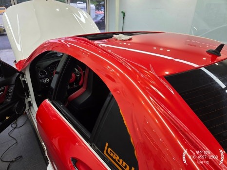 싸고 좋은 랩핑은 없다 – 기장 전체 랩핑 제거 후 재시공 (타이니봇 오렌지) / 부산 강서 신호동