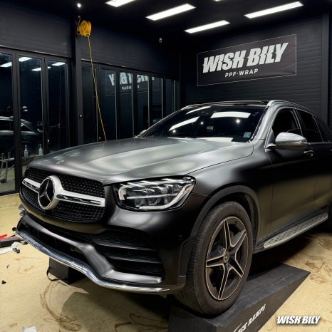 경기도 평택 벤츠 GLC 전체 무광 랩핑 후기 / 경기 평택