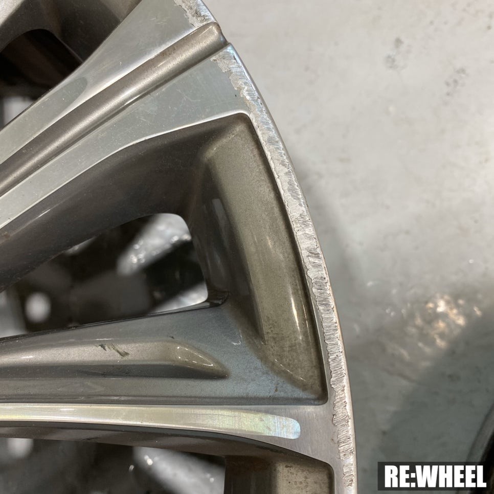 [진주 리휠] 전남 광양 휠복원 BMW 750ld 20인치 순정휠 다이아컷팅 휠 수리 / 진주, 창원, 순천