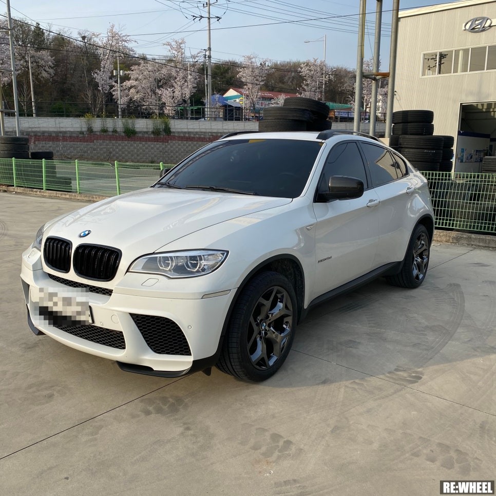 [리휠] 경남 진주 휠도색 BMW X6 20인치 순정휠 블랙크롬 작업 후기 / 진주, 창원, 순천