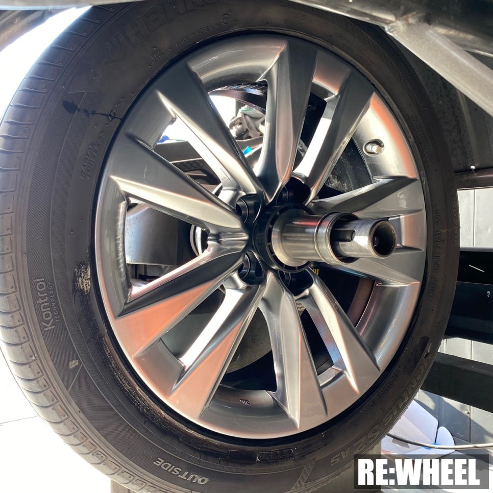 [리휠][양산휠도색] 렉서스 LS460 AWD 순정휠 하이퍼 실버 휠복원 / 진주, 창원, 순천