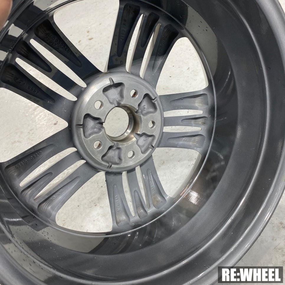 [리휠][분체도장] 그랜저 IG 18인치 순정휠 다이아몬드컷팅 휠복원 작업후기 / 진주, 창원, 순천