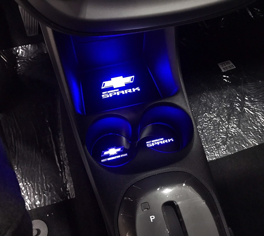 더 뉴 스파크 실내 인테리어 튜닝은 컵홀더 led  하나로 끝~! / 용인시 기흥구