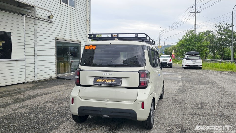 기아 레이(Ray)에 애니커스텀 루프캐리어(Roof Carrier), 루프바스켓을 장착 튜닝해 드렸습니다. / 용인시 기흥구